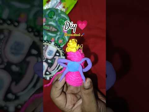 #viral DIY flower stand 🖌️#channelpages #shortsfeed #shortvideo #diy #craft #trending #rajdeep 🌻🧿🎨🎯💖