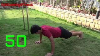 14 Year Old Does 57 Push Ups In One Set | Teen Bodybuilding