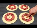 Buy more puff pastry. You will cook these rings with minced meat, every day!