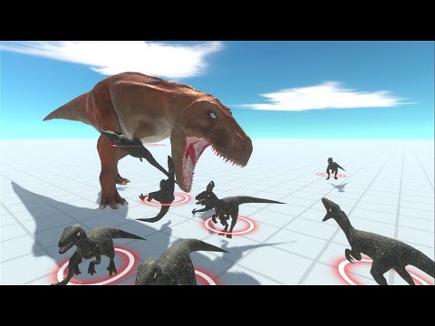 10 RAPTOR VS EVERY UNIT | Animal Revolt Battle Simulator