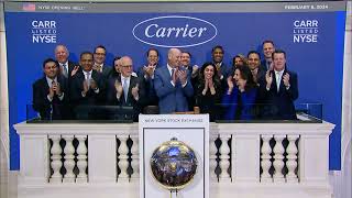 Carrier (NYSE: CARR) Rings The Opening Bell