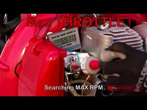 Cifarelli Spa - Adjustment of the M1200 carburettor