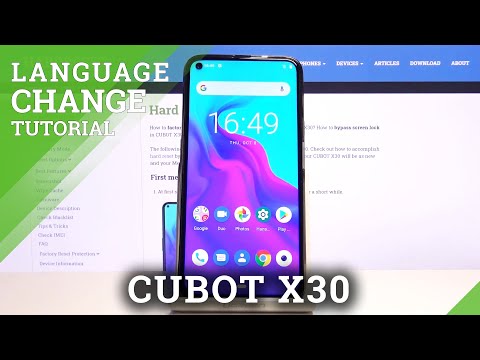 How to Change System Language on CUBOT X30 – Change Device Language