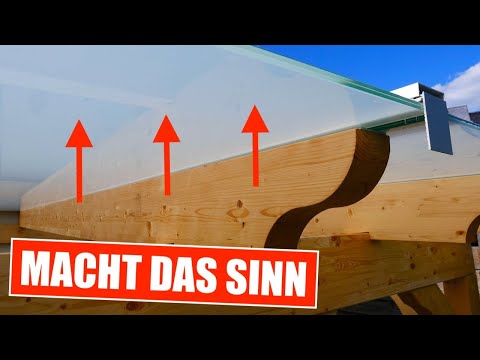 Double-wall sheets or laminated safety glass? Patio roof glazing #5