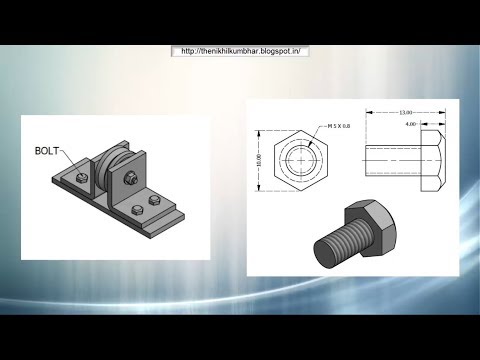 The Wheel Support Assembly_Part 5 - BOLT by Autodesk Inventor 2017