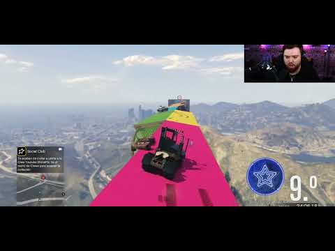 Ibai se enfada en carreras de GTA con #auron #danirep #axozer