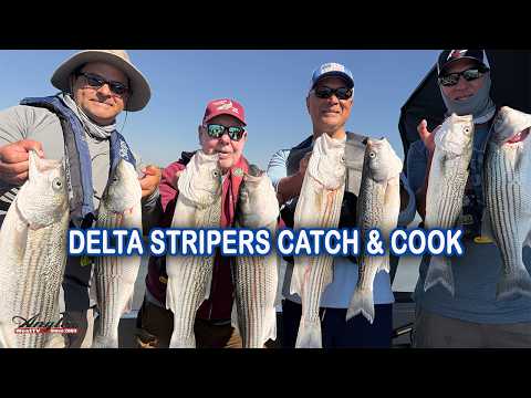 California Delta Stripers Catch and Cook