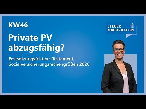 Private pension plans, inheritance tax, social security calculation parameters 2026 | Tax news up...