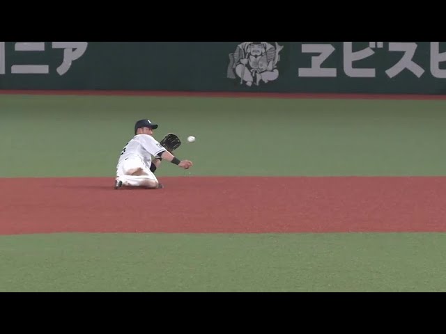 【8回表】ピンチ拡大を防いだ!! ライオンズ・外崎修汰 ファインプレーを見せる!! 2022年6月28日 埼玉西武ライオンズ 対 北海道日本ハムファイターズ