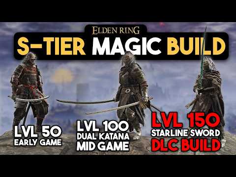 Elden Ring Moonveil Samurai Build Guide - OP All Game DLC Magic Build