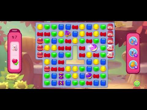 Homescapes level 13221 - no booster gameplay