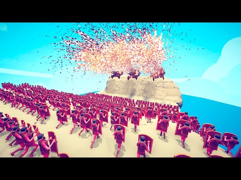 3x GOD HWATCHA vs 100x EVERY UNIT - Totally Accurate Battle Simulator TABS
