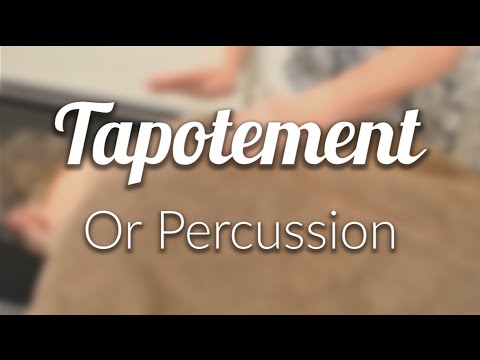 No 10 Tapotement (percussion)