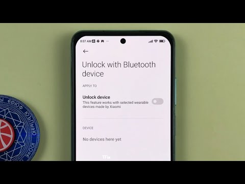 How to unlock with Bluetooth device on Xiaomi Redmi Note 10 Android 11