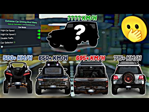 Top 5 "FASTEST" Off-Road Car's 🫢 - in Extreme Car Driving Simulator!!!