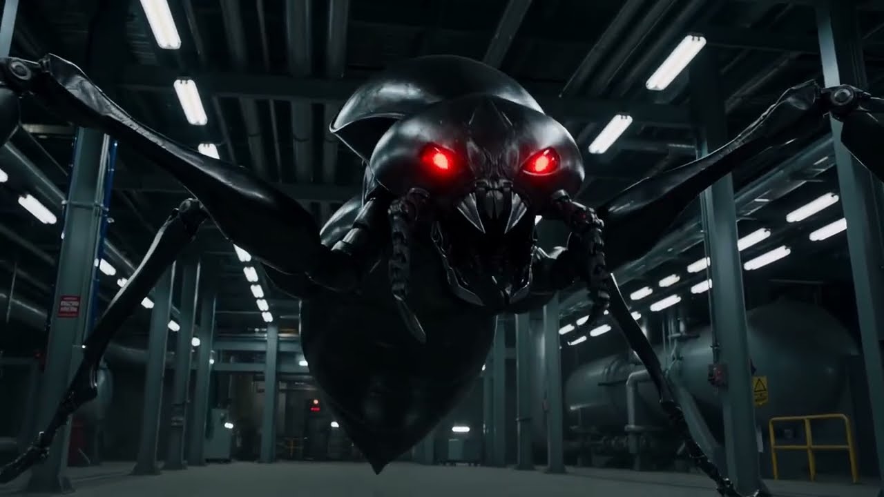 Seedance 2 Robotic Insect Horror Prompt