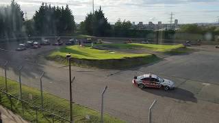 Sprint_Cars - Birmingham Wheels 2017 V8 Hotstox Heat 2 Young Rollover