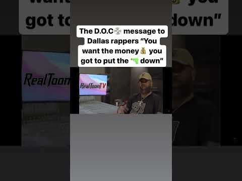 The DOC with a Message for Dallas Rappers