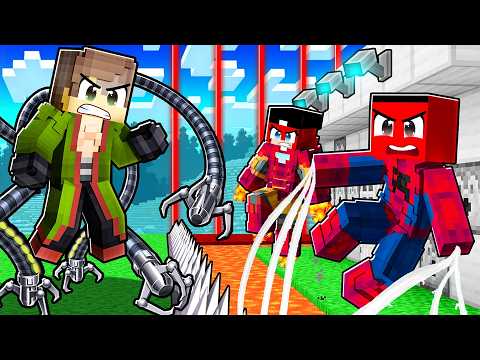 EN GÜVENLİ SÜPERKAHRAMAN EVİ YAPTIM !! - Minecraft