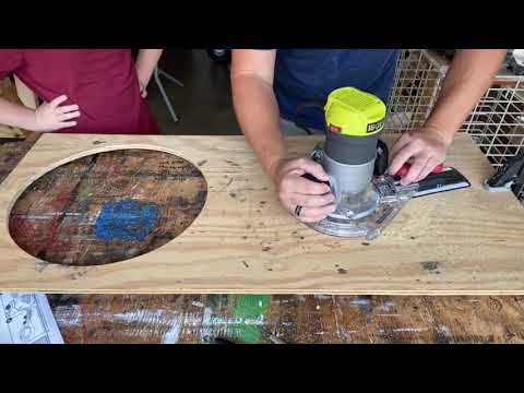 Cutting A Small Circle With the Milescraft Circle Guide Kit