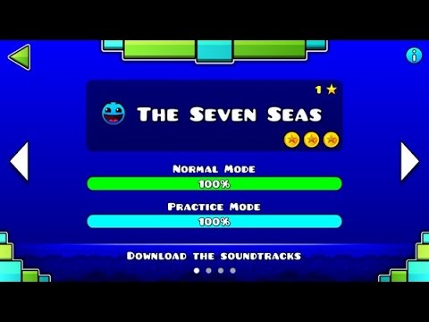 Geometry Dash Meltdown – “The Seven Seas” 100% Complete [All Coins] | GuitarHeroStyles