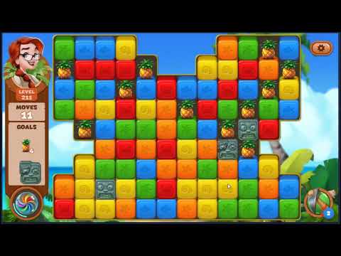 Lost Island Blast Adventure Level 211 - NO BOOSTERS 🏝️ | SKILLGAMING ✔️