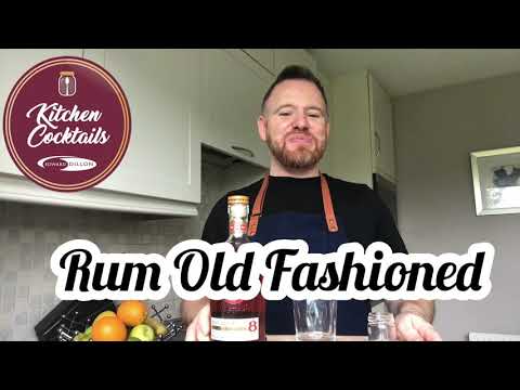 Bacardi Ocho Rum Old Fashioned - Kitchen Cocktails