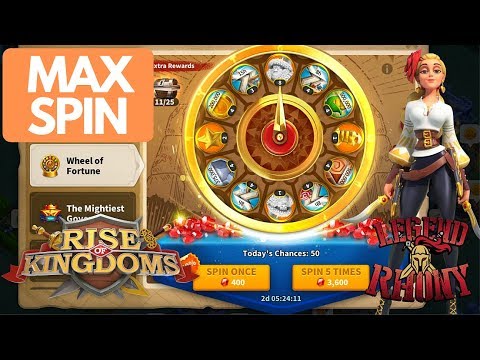 Spinning the wheel - Lost kingdom fun time - honor roll rankings! - Rise of Kingdoms