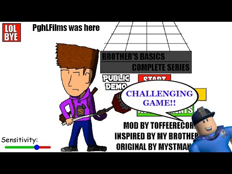 BROTHER'S FULL GAME DEMO IS HARD!! WATCH OUT FOR FIRST PRIZE!! | Baldi's Basics