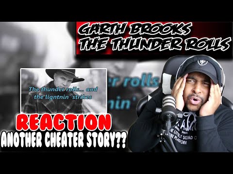 First Time hearing Garth Brooks ( The Thunder Rolls ) | Reaction