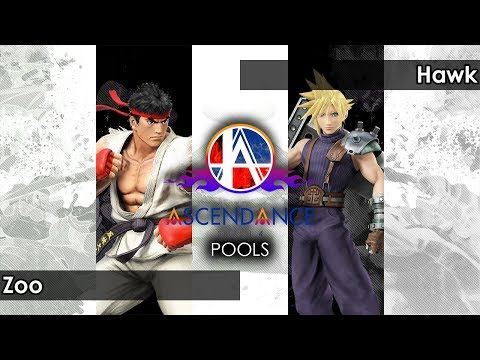 Smash 4: Zoo (Ryu) V Hawk (Cloud) - Ascendance 40 Tournament SSB4