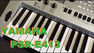 Video thumbnail for Yamaha PSR-E413 home keyboard with great synth features by Gearfacts