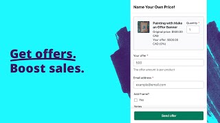 Try Magical Make an Offer on Shopify Today