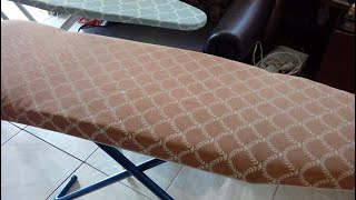 How to make an ironing board cover #sewyourstash / How to Recover an ironing board