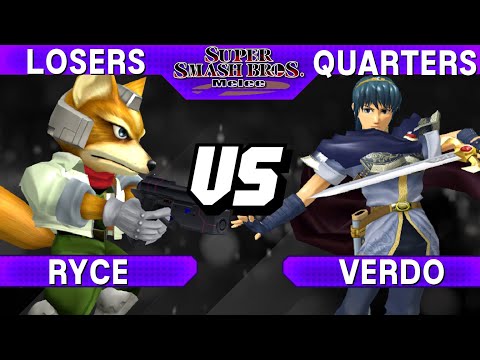 Smash Melee - Ryce (Fox) vs Verdo (Marth) - S@LT 193 Losers Quarters