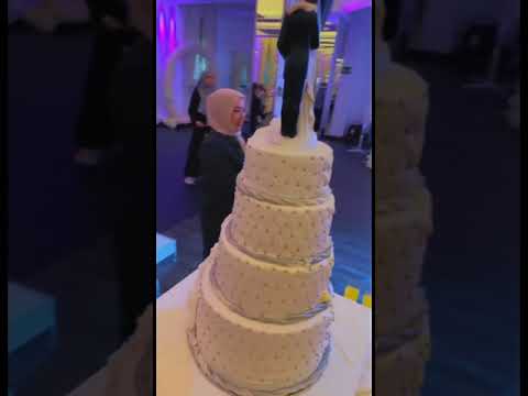 اجمل صاله افراح و قالب كيك للعرسان يجنن و غرفه نوم كلها مرايا شي فخم