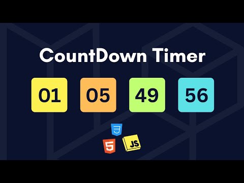 Easy Javascript Countdown Timer Project Bangla Tutorial