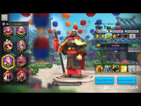 Rise Of Kingdoms - Melhores Comandantes de Infantaria - dicas #4