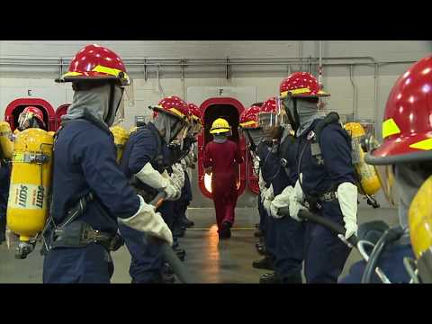 Navy Boot Camp Firefighting Damage Control Naval Station Great Lakes