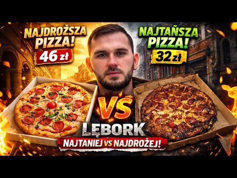 Najdroższa vs Najtańsza Pizza w Lęborku 🍕