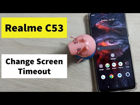 Realme C53 : How to Change Screen Timeout