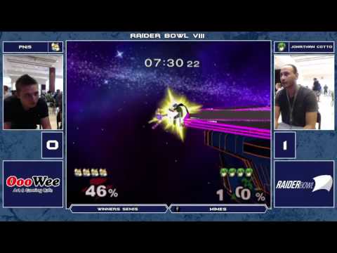 Raider Bowl VIII Melee Singles - PNIS (Falco) vs Jonathan Cotto (Marth) - Winner's Semis