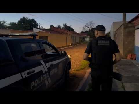 FORÇAS DE SEGURANÇA DO PIAUÍ DEFLAGRARAM UMA OPERAÇÃO NO MUNICÍPIO DE PAU D'ARCO DO PIAUÍ
