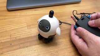 LOVOT with toothbrush driving device part1