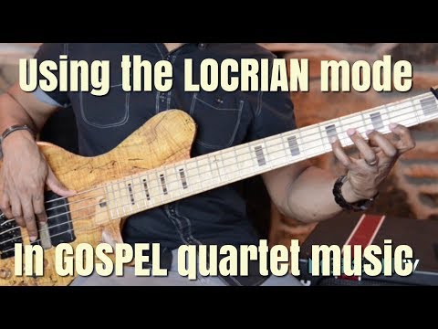 Using the LOCRIAN mode in GOSPEL QUARTET - JERMAINE MORGAN  TV