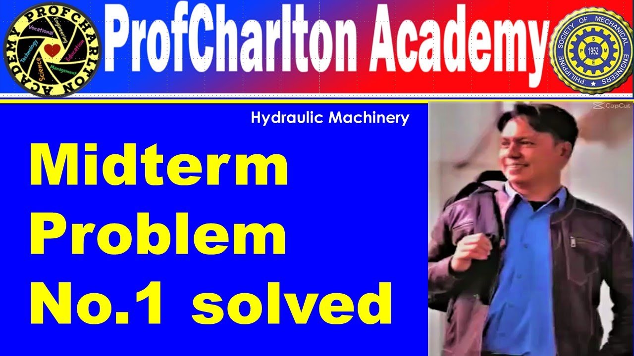 MID EXAM in Fluid Machinery: Problem Number 1 Solved|| Pump Water Horsepower