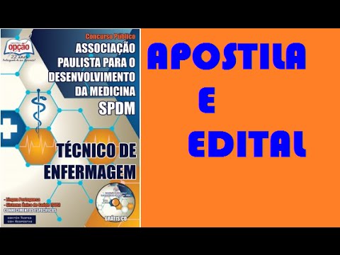 Edital e Apostila Concurso SPDM 2015 Técnico de Enfermagem
