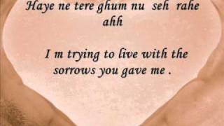 Kaleya Reh gaye ahh ( ALONE ) wid Lyrics & english Translation