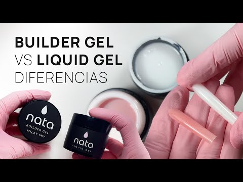 Builder gel vs Liquid gel de uñas 💅 diferencia entre dos productos para extensión de uñas