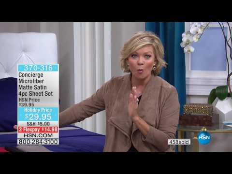 HSN | Concierge Collection Bedding 11.04.2016 - 03 PM